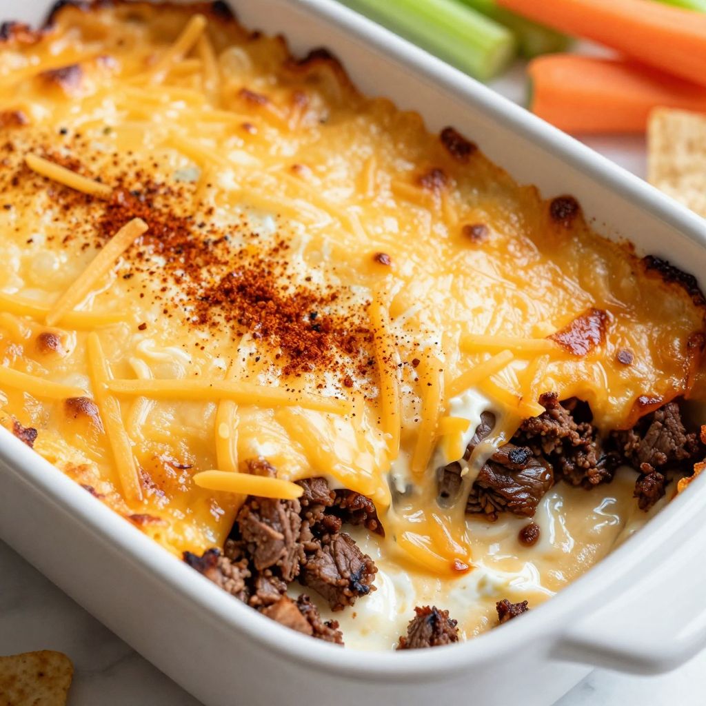 Boat dip served with tortilla chips