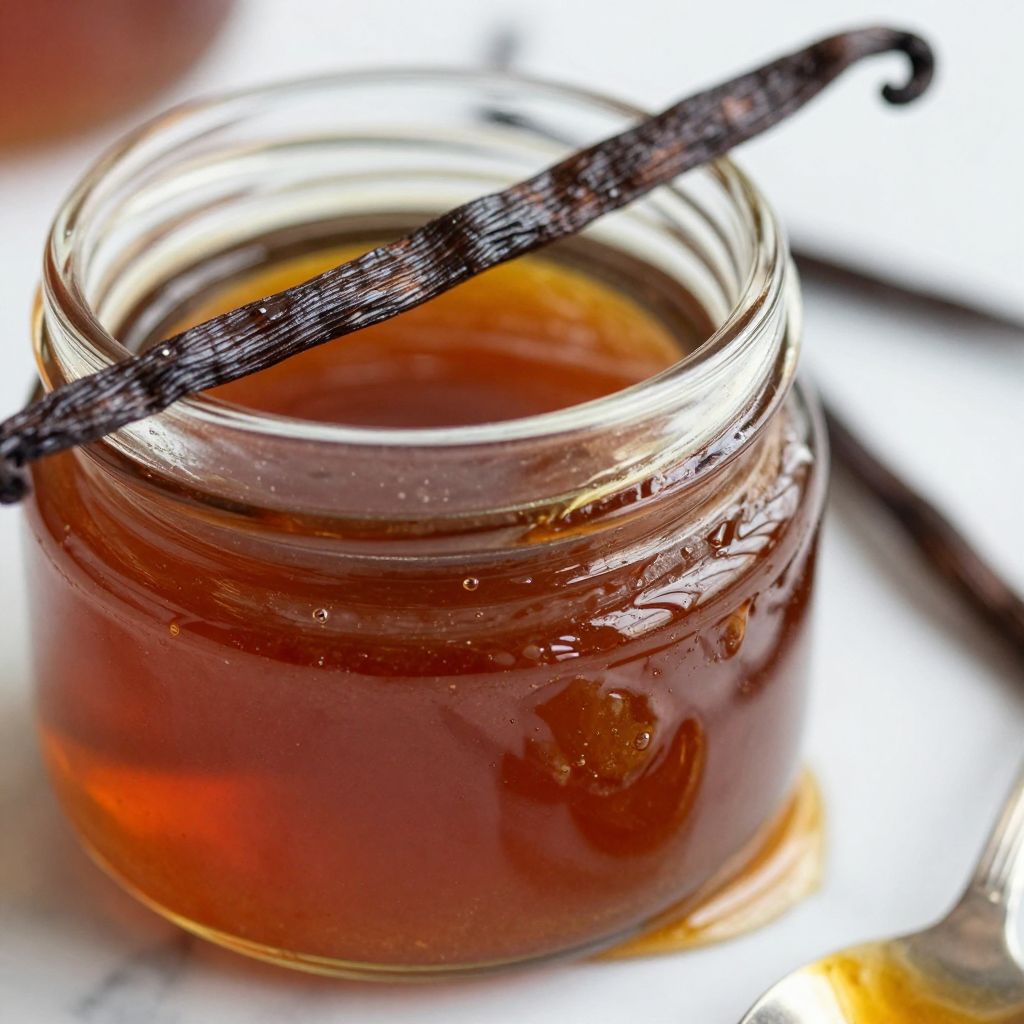 Brown sugar syrup simmering
