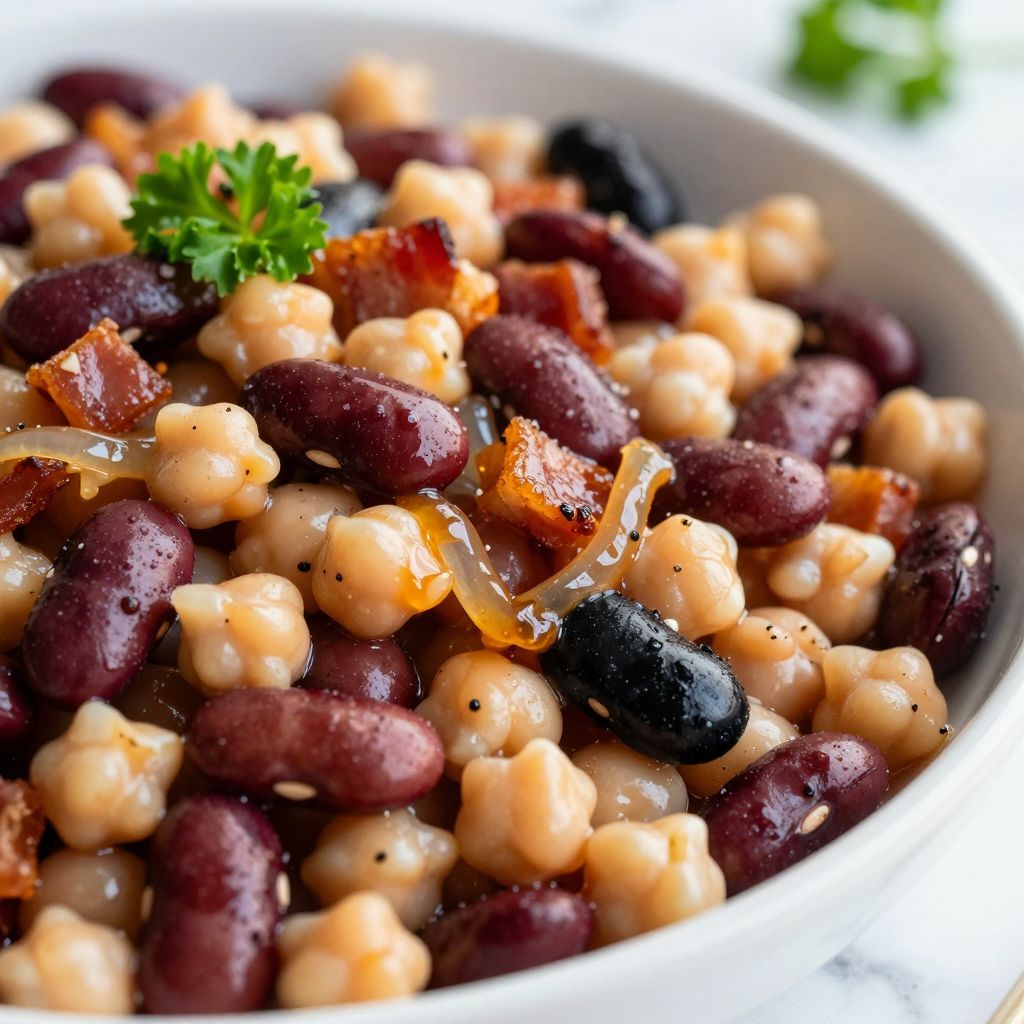 Calico beans step-by-step