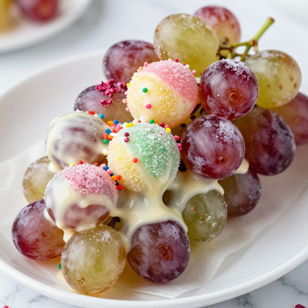 Candy grapes step by step