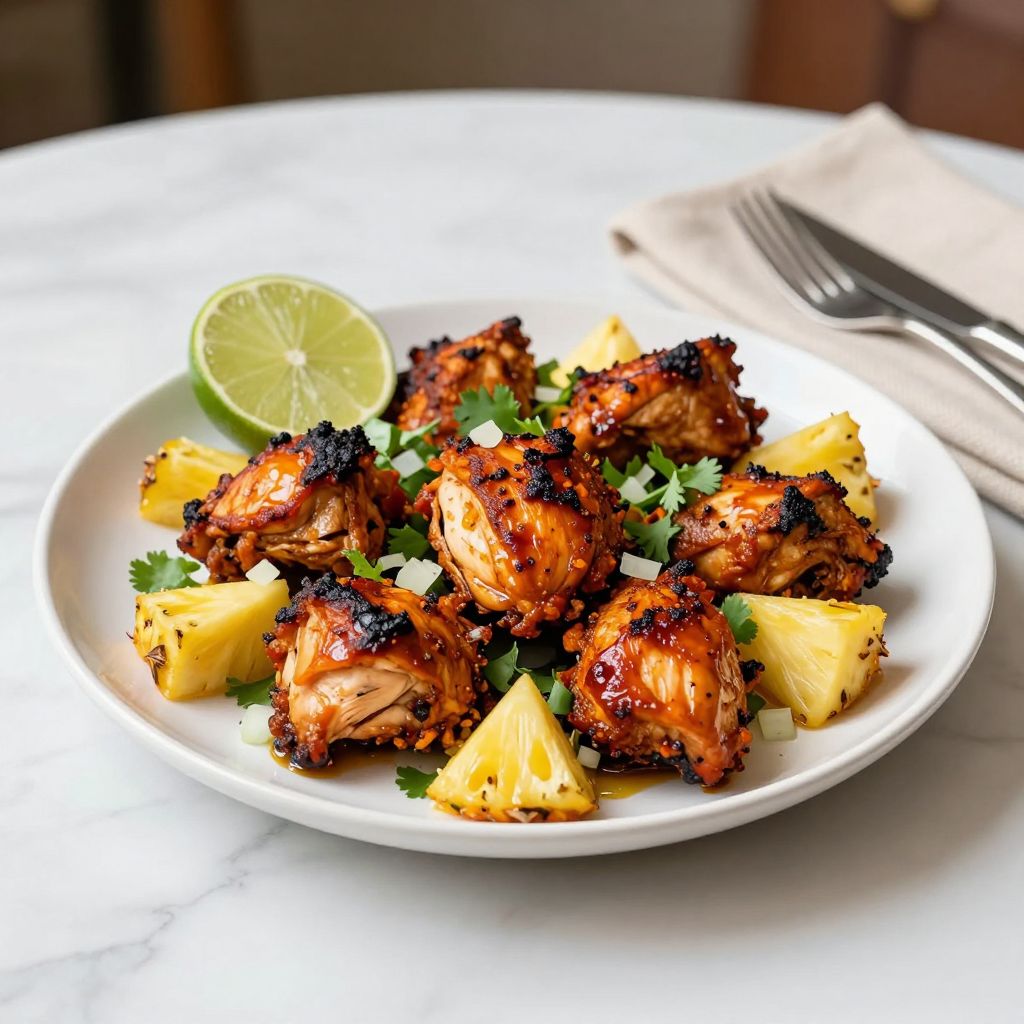 Finished Chicken al Pastor