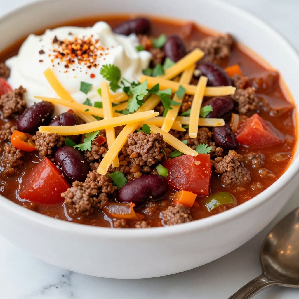 Freshly mixed homemade chili seasoning
