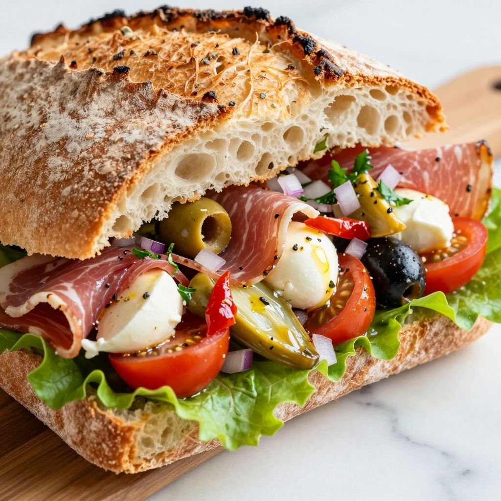 Chopped Italian Sandwich process