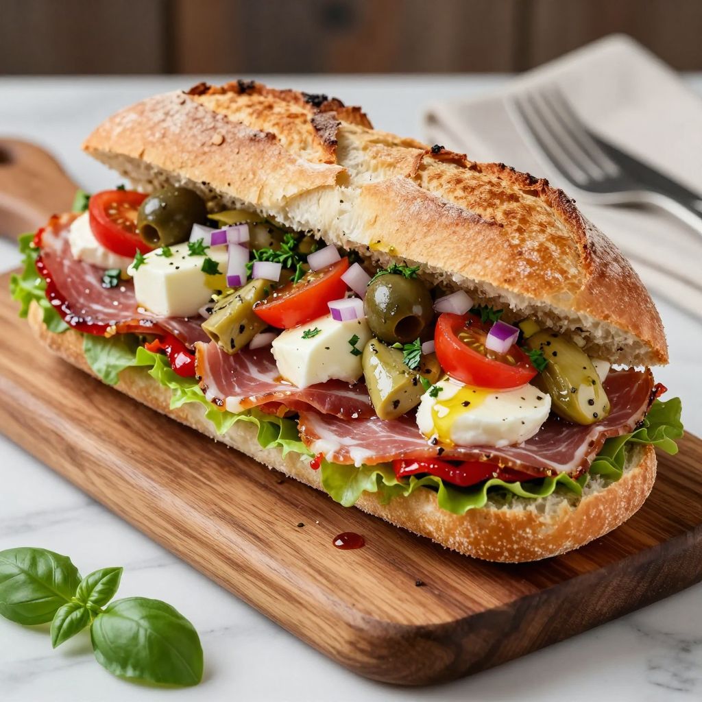 Chopped Italian Sandwich plated