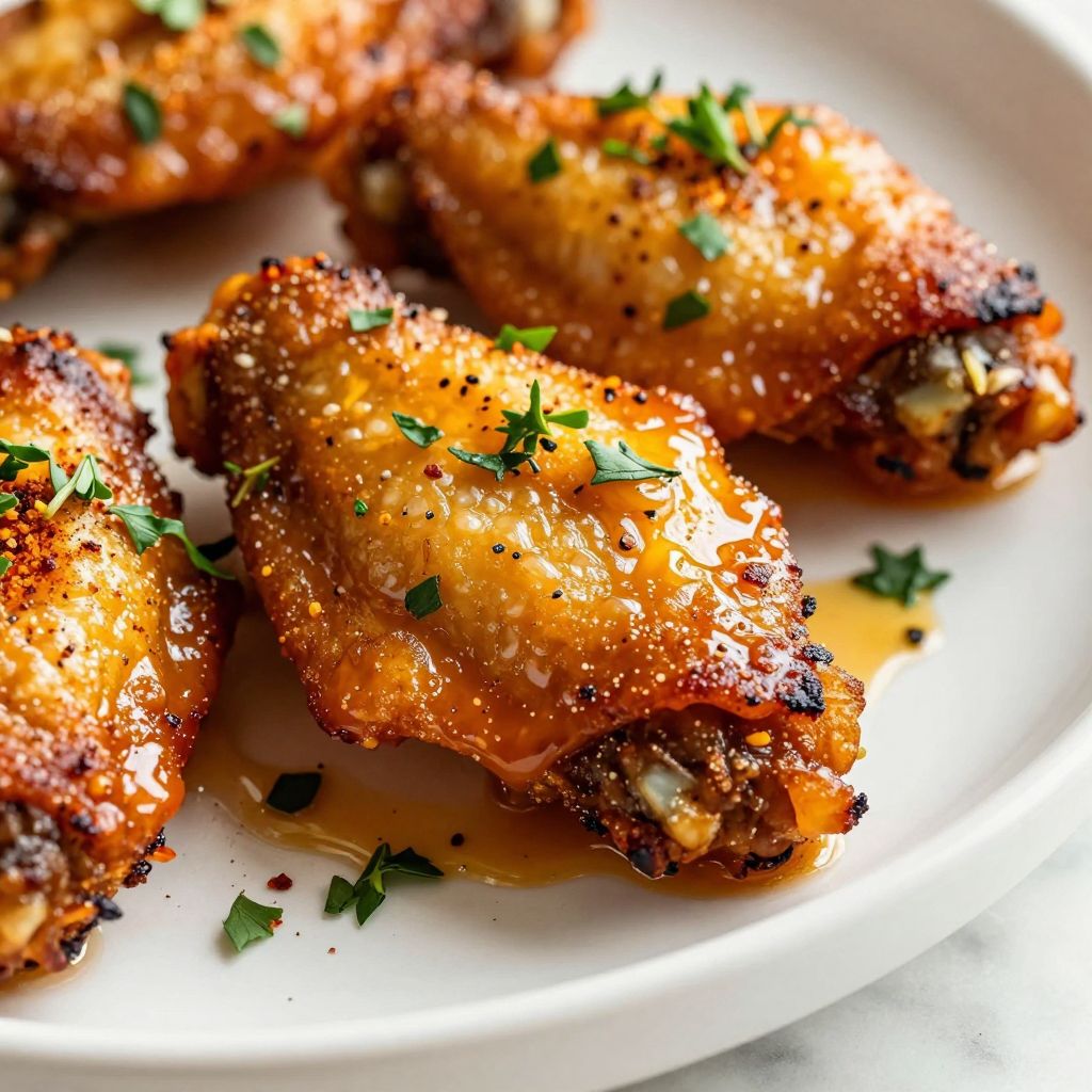 Cowboy butter chicken wings freshly tossed in sauce