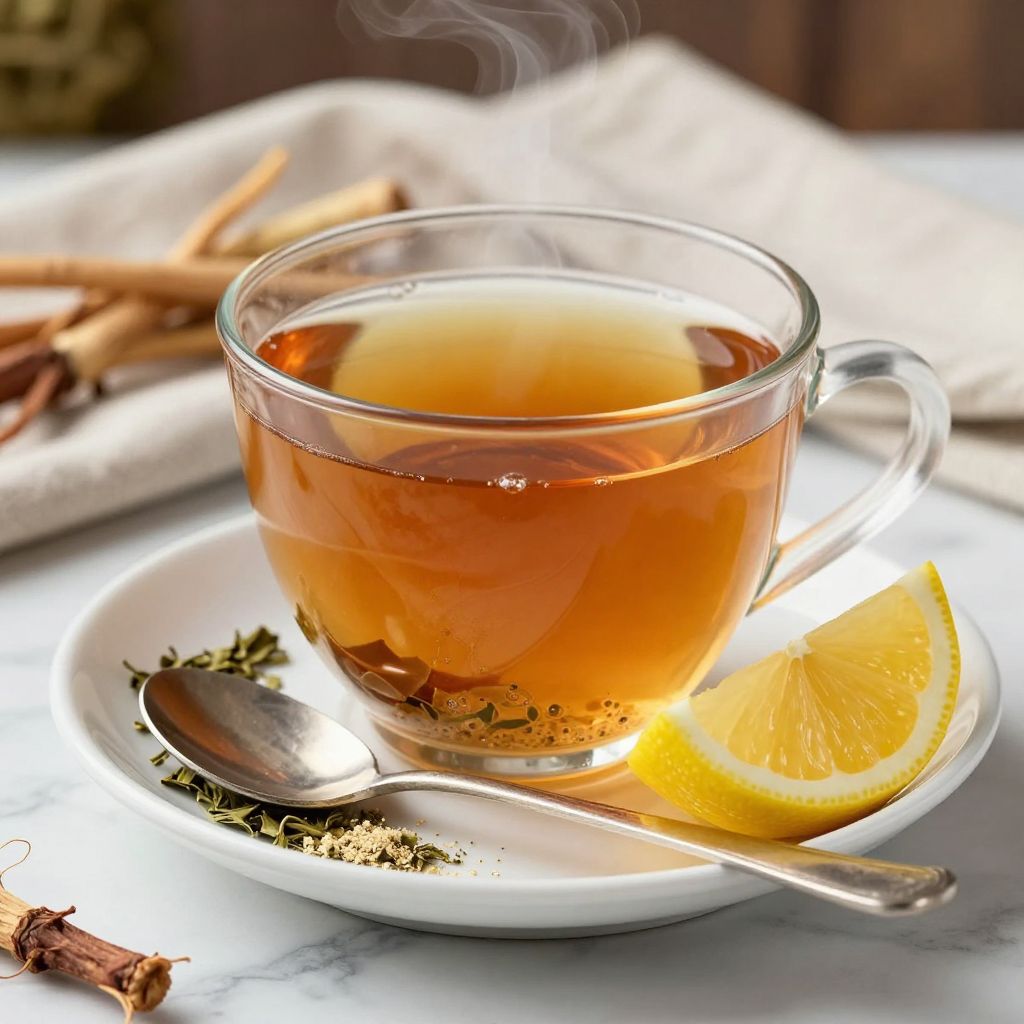 Essiac tea served