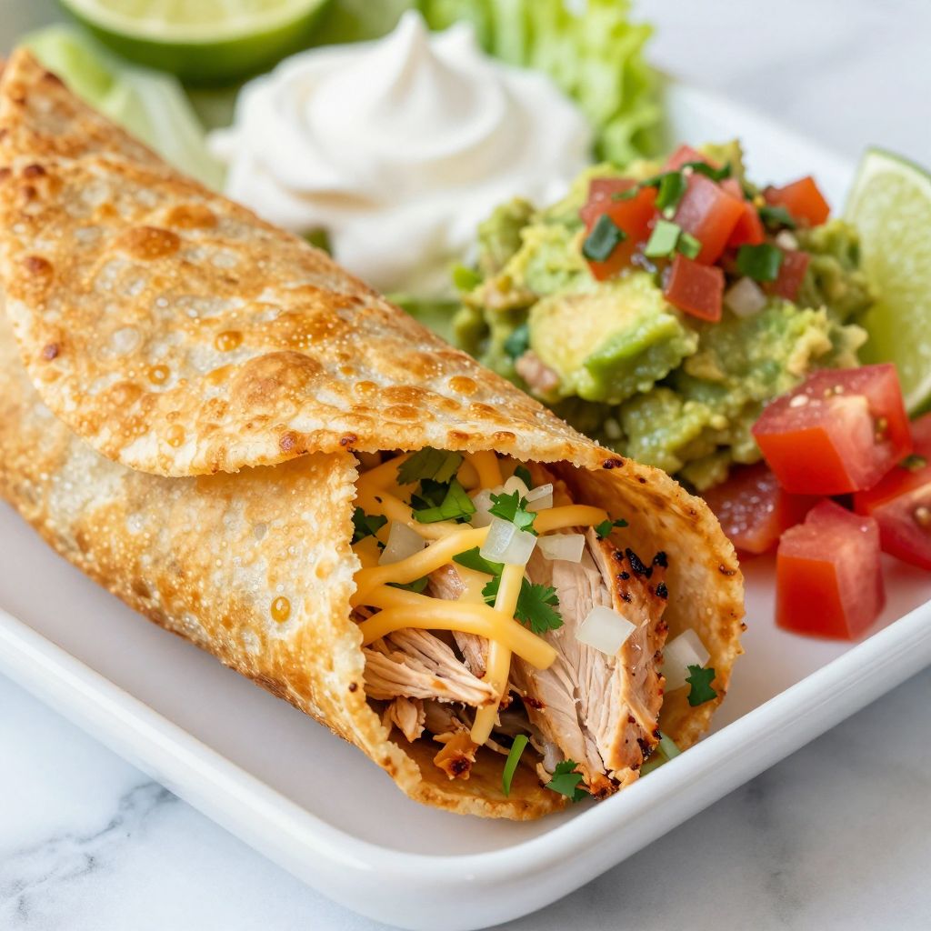 Flautas frying process