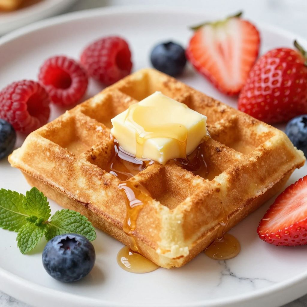 Gluten Free Waffles in iron