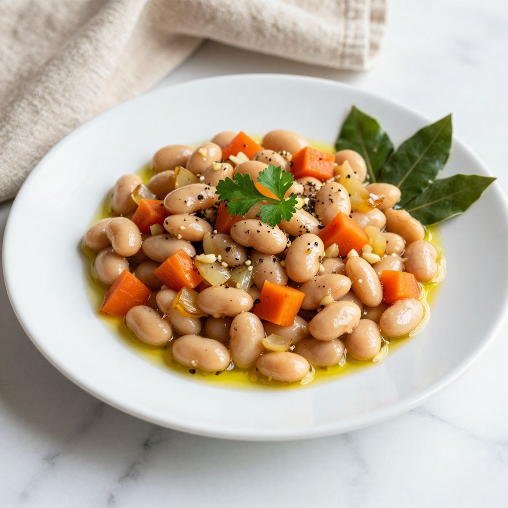 Great Northern Beans served
