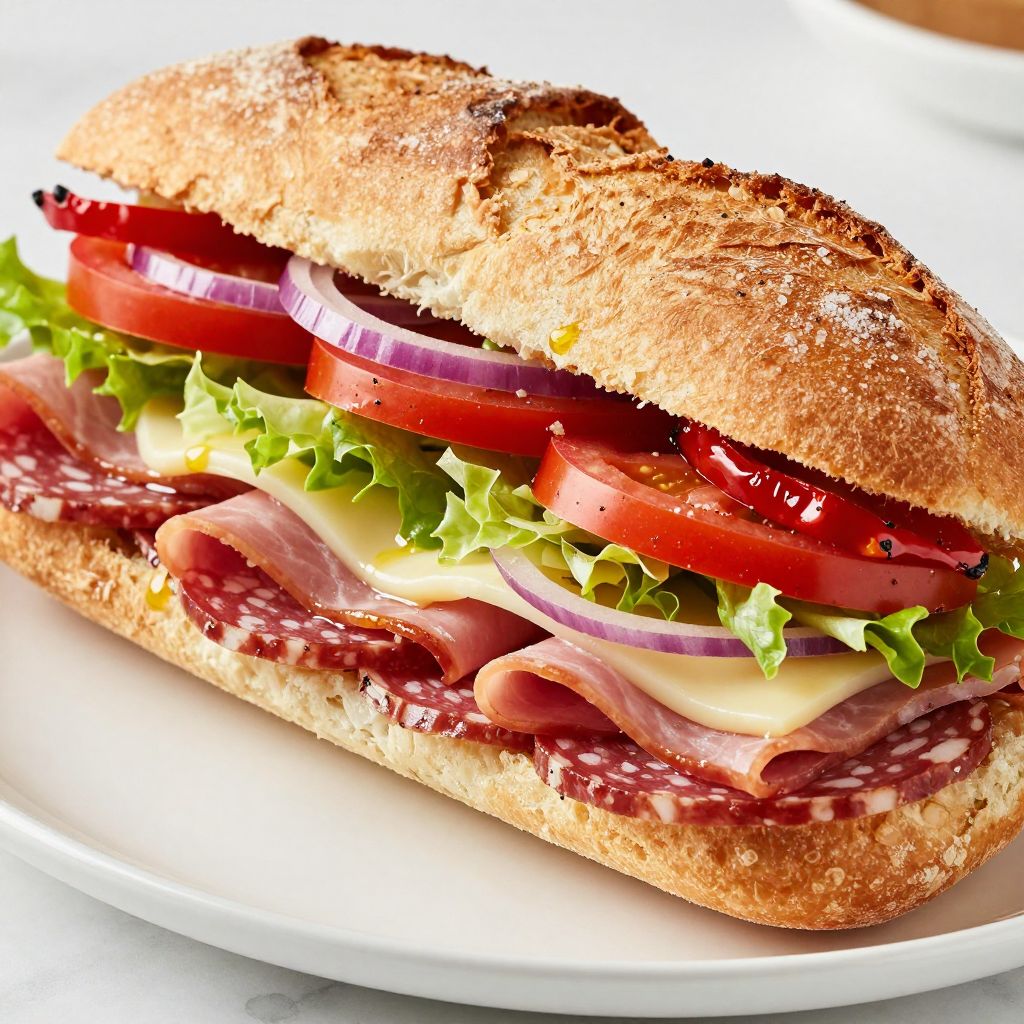 Grinder sandwich assembly