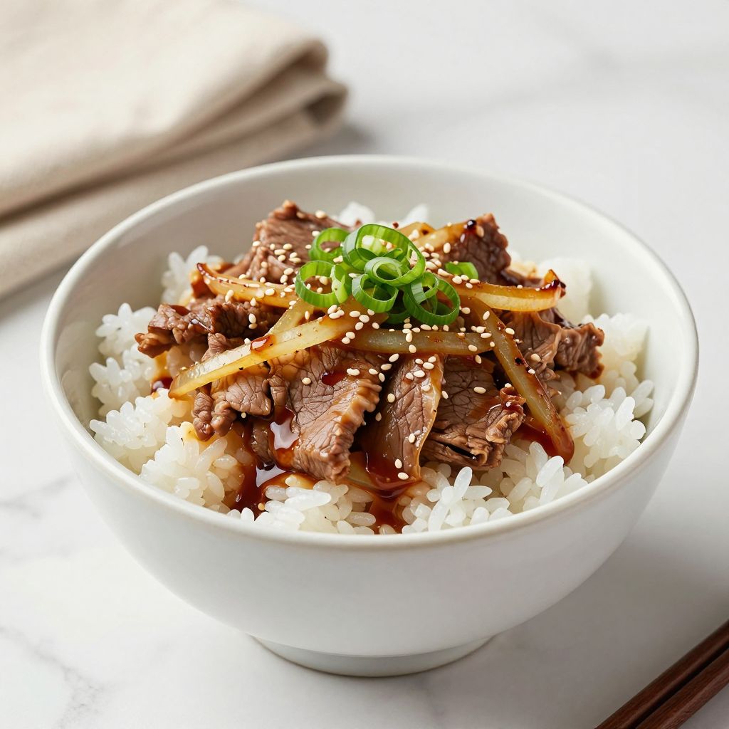 Gyudon beef bowl