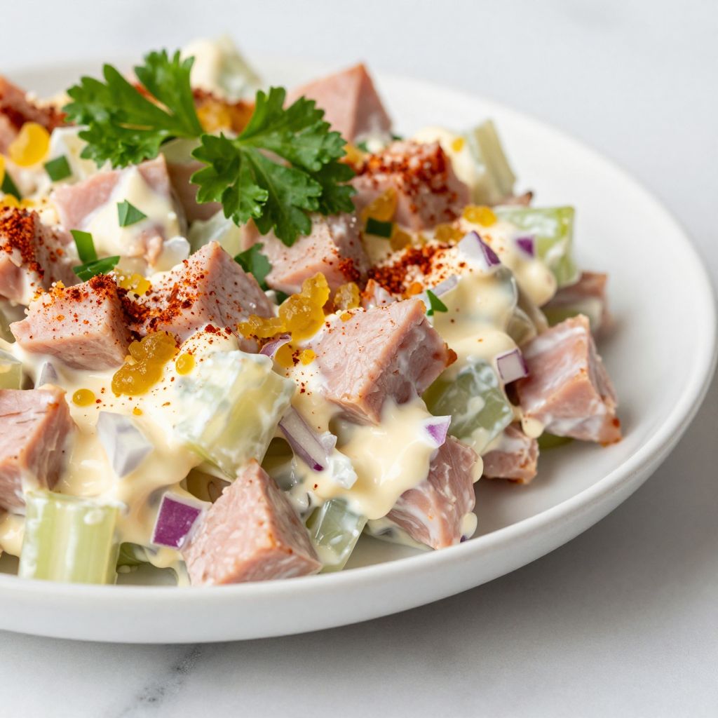Ham Salad Preparation