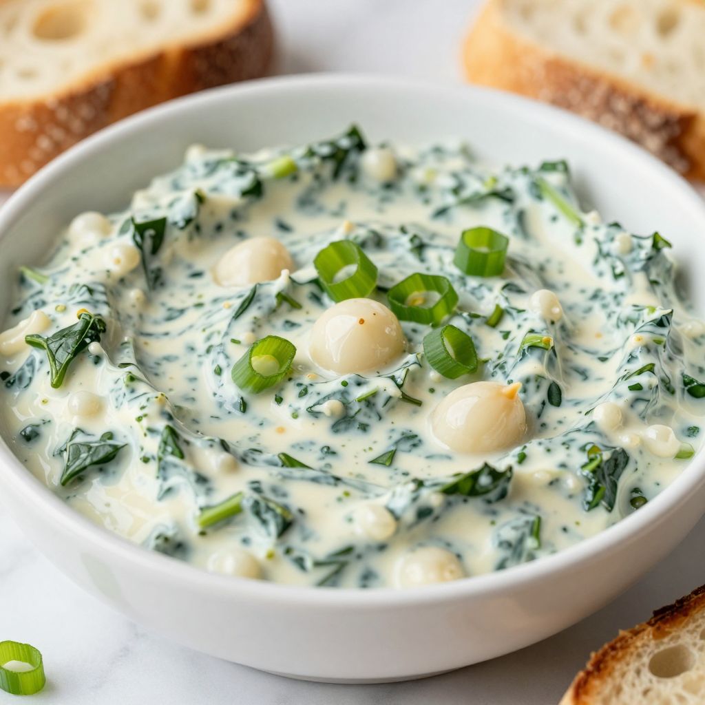 Knorr spinach dip in a bowl with chips