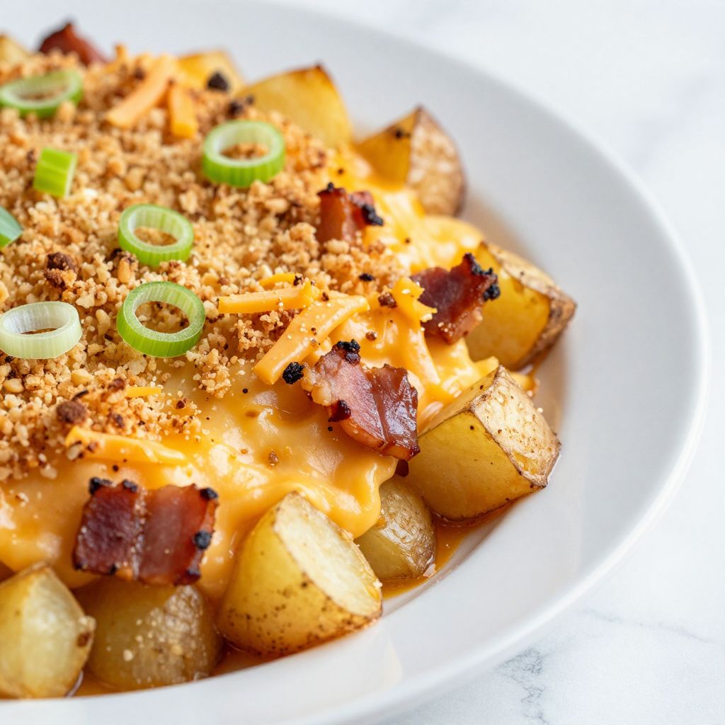 Marry Me Potato Casserole fresh from the oven