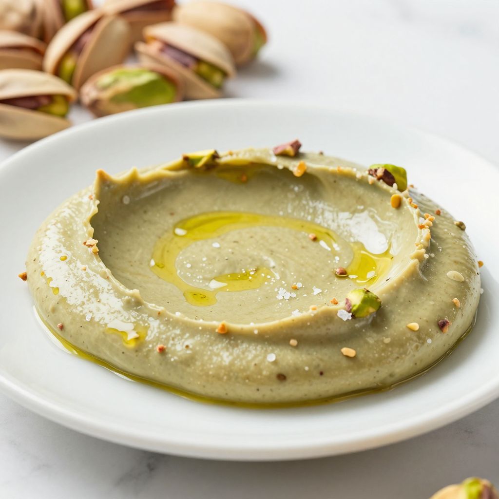 Creamy homemade pistachio spread