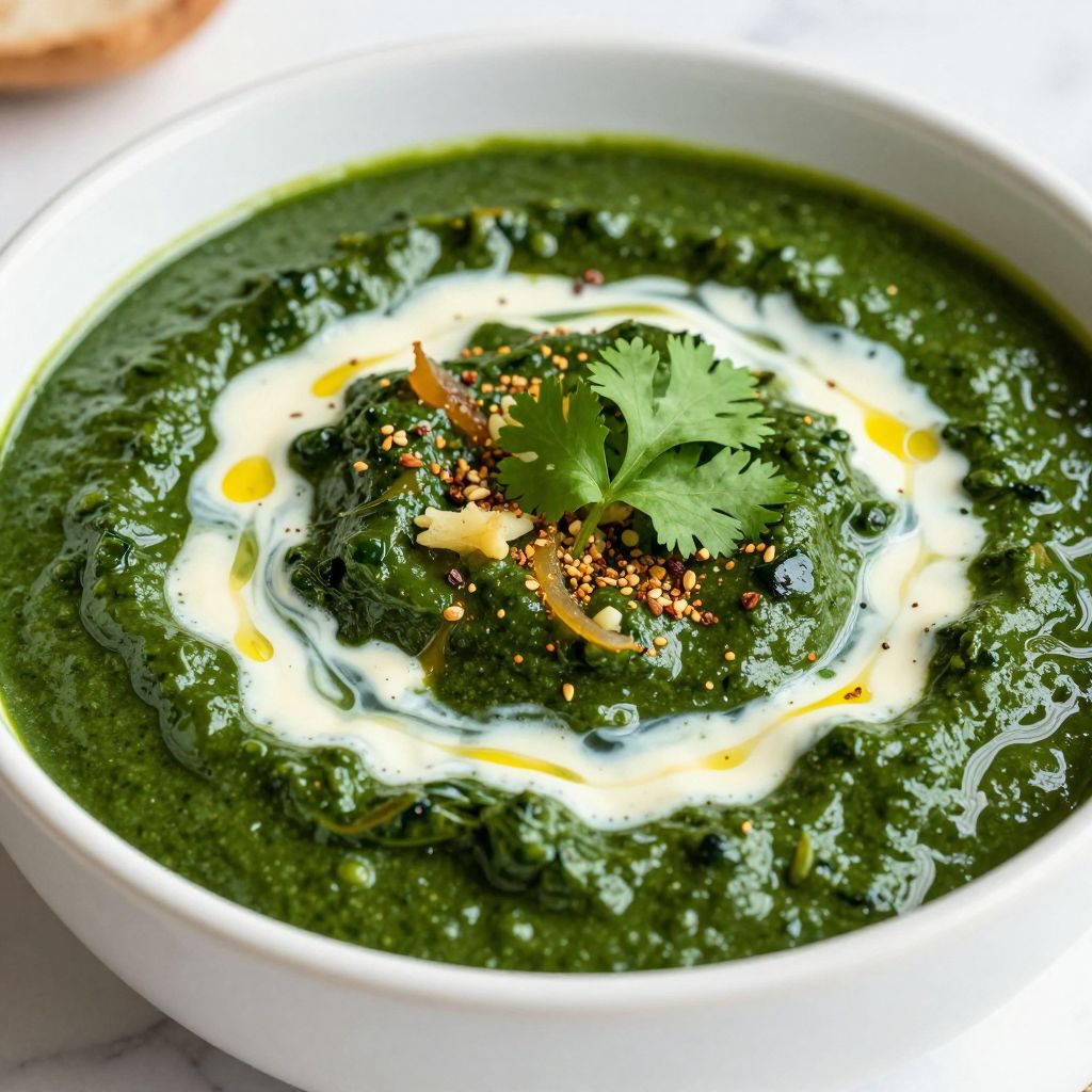Saag in pot