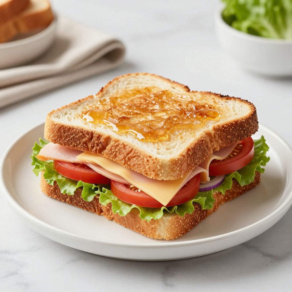 Shiny Sandwich Close Up