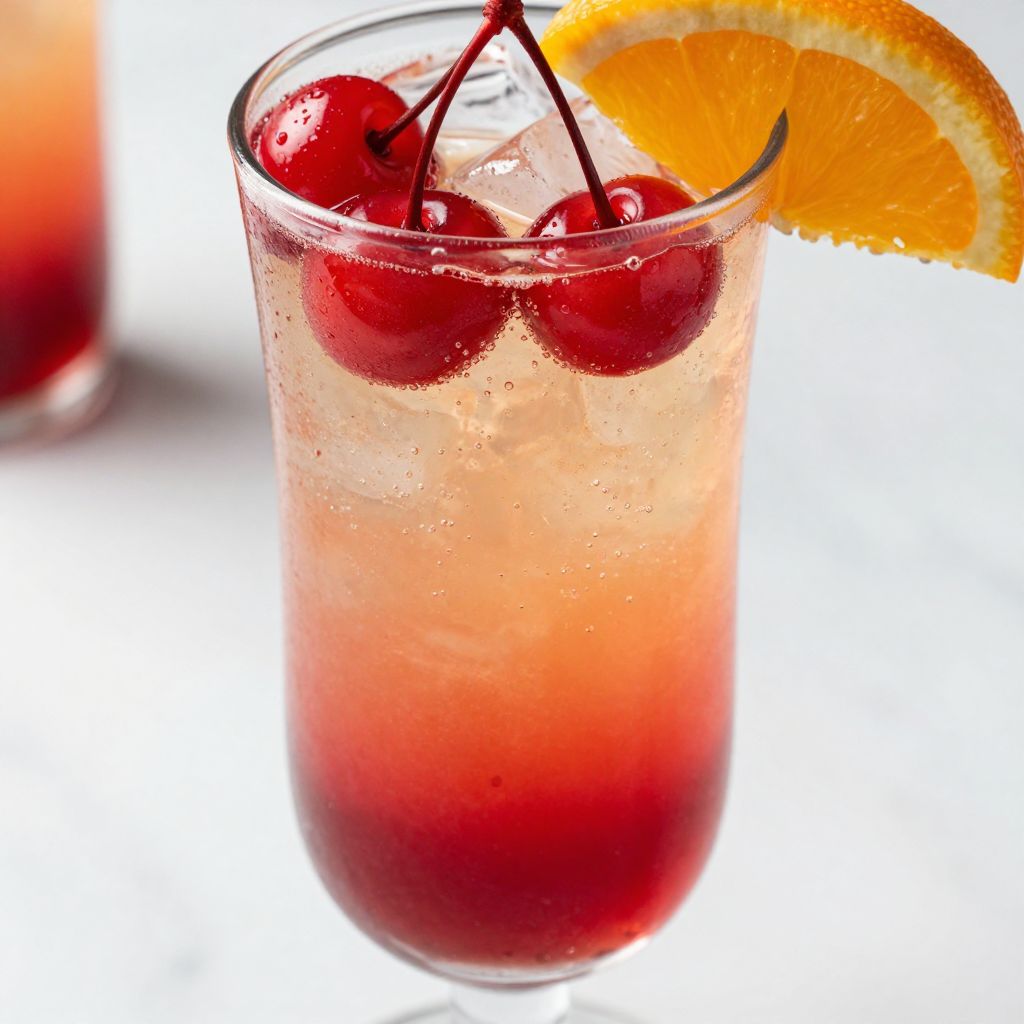 Shirley Temple drink step by step
