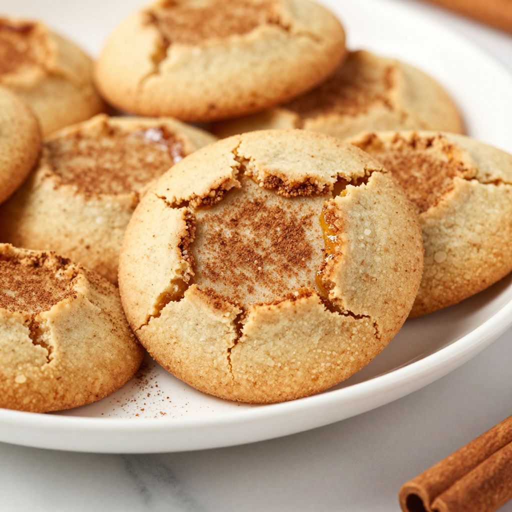 Snickerdoodles cooling on rack