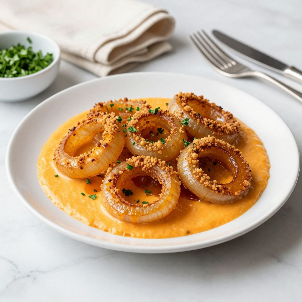 Plate of Tennessee onions served