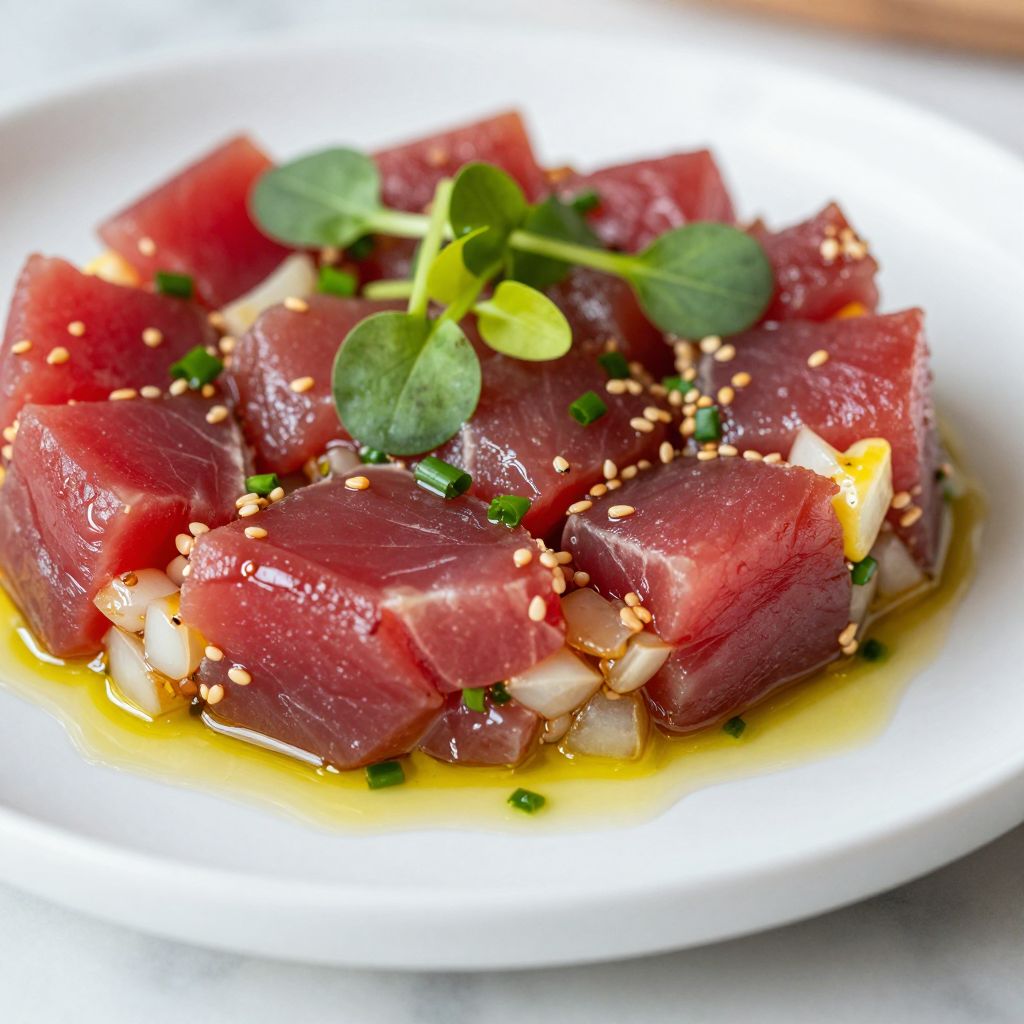 Tuna Tartare Preparation