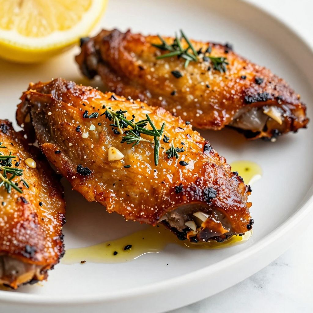 Turkey Wings Finished Dish