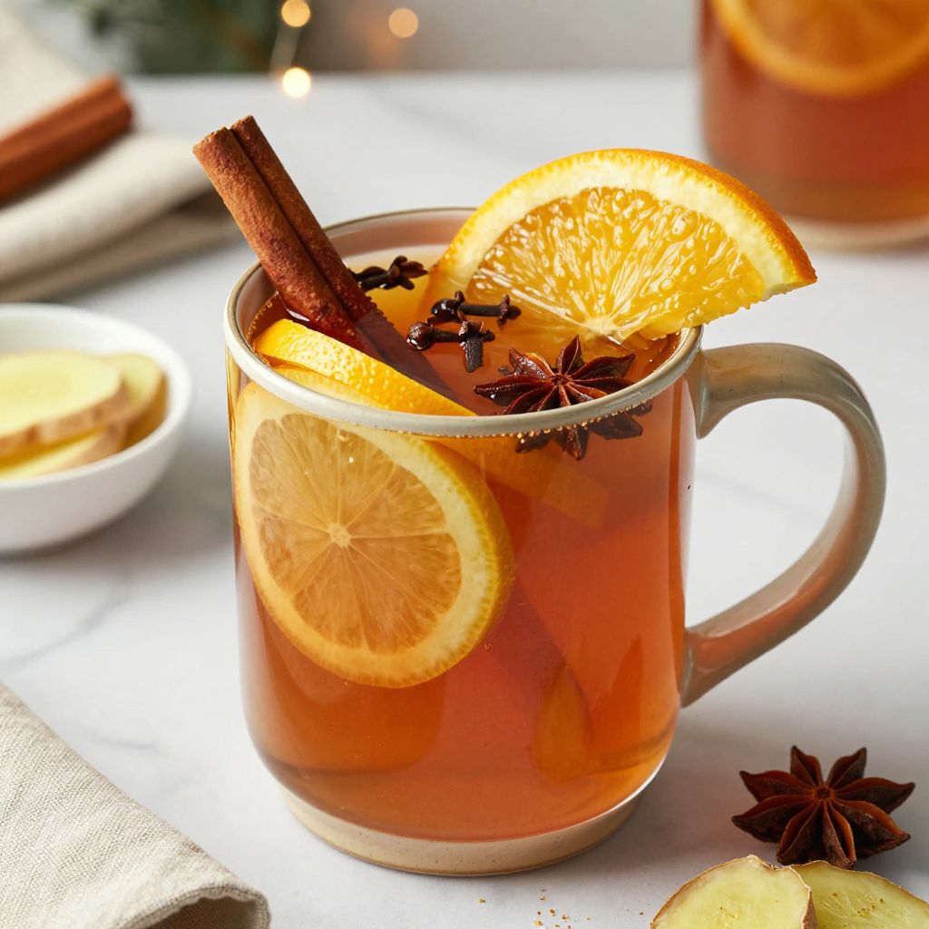 Festive wassail presentation